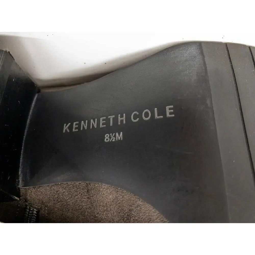 Kenneth Cole New York  Adelynn Over The Knee Boots 8.5 Women's Asphalt Brown